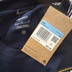 Nike Navy Dri-FIT Kids Tee